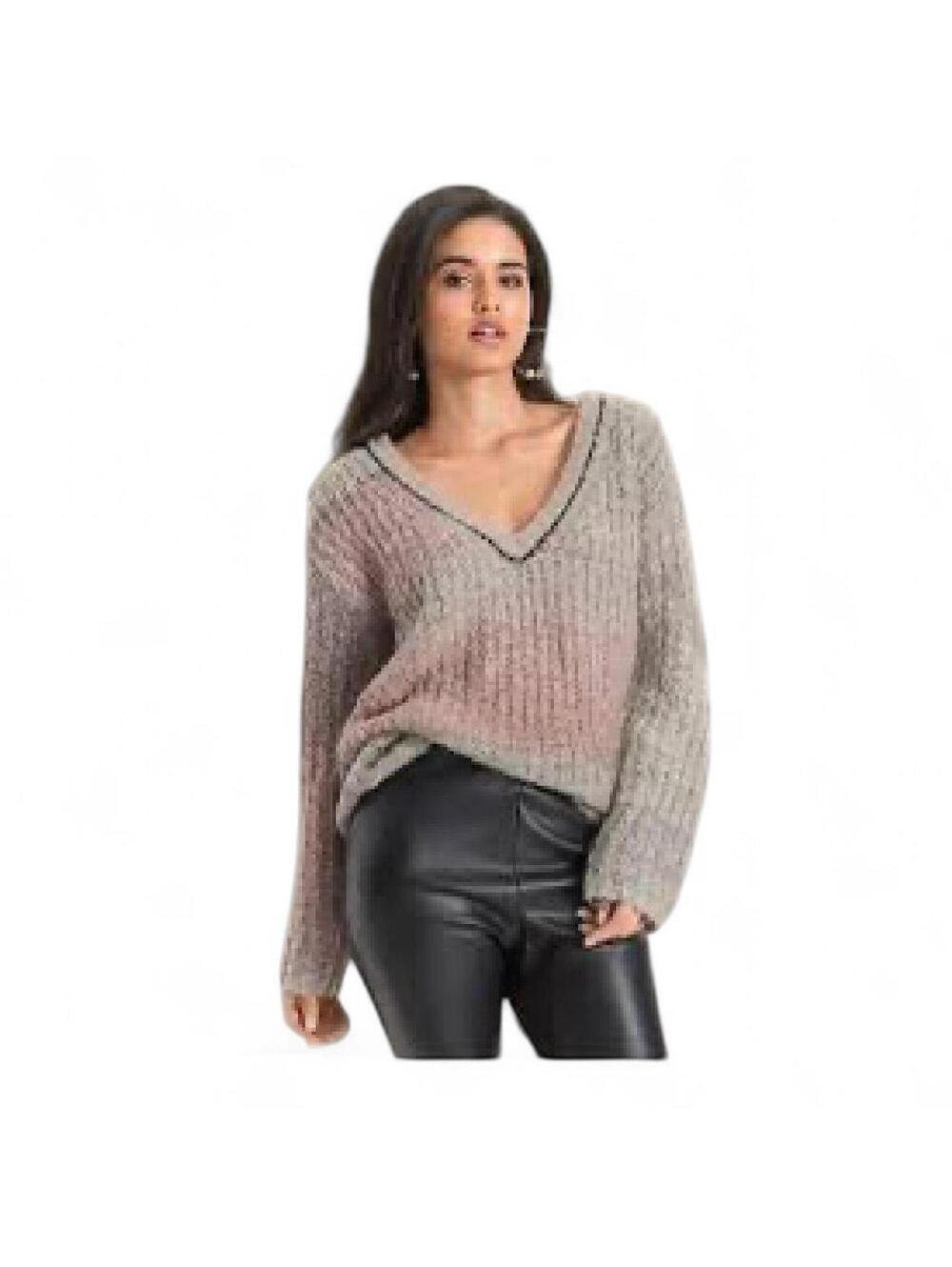 Venus Women's Grey and Multi Jumper